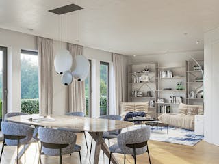 Massivhaus Einfamilienhaus Bozen von BauArt Massivbau, Satteldach-Klassiker Innenansicht 1