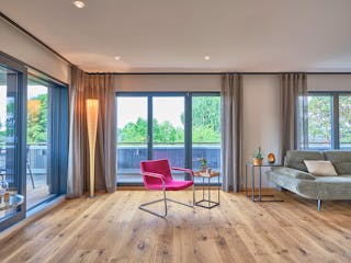 Fertighaus Mehrfamilienhaus Fink von Bau-Fritz - Mehrfamilienhäuser Schlüsselfertig ab 2700000€, Cubushaus Innenansicht 1