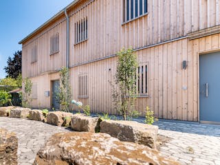 Fertighaus Mehrfamilienhaus Häberle von Bau-Fritz - Mehrfamilienhäuser Schlüsselfertig ab 5190000€, Außenansicht 6