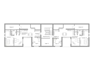 Fertighaus Mehrfamilienhaus Häberle von Bau-Fritz - Mehrfamilienhäuser Schlüsselfertig ab 5190000€, Grundriss 3