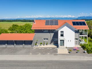 Fertighaus Mehrfamilienhaus Herndl von Bau-Fritz - Mehrfamilienhäuser Schlüsselfertig ab 1035000€, Außenansicht 4