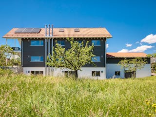 Fertighaus Mehrfamilienhaus Herndl von Bau-Fritz - Mehrfamilienhäuser Schlüsselfertig ab 1035000€, Außenansicht 5