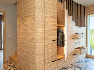 Fertighaus Heimat 4.0 - Musterhaus von Bau-Fritz Schlüsselfertig ab 845000€, Satteldach-Klassiker Innenansicht 4