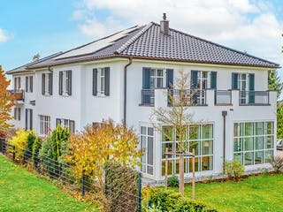 Fertighaus Fröhlich - Kundenhaus von Bau-Fritz Schlüsselfertig ab 1875000€, Stadtvilla Außenansicht 2