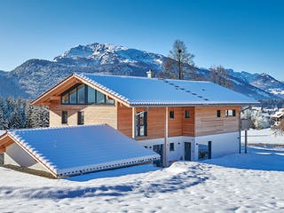 Fertighaus Horn - Kundenhaus von Bau-Fritz Schlüsselfertig ab 1205000€, Satteldach-Klassiker Außenansicht 3