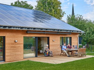 Fertighaus Schweiger - Kundenhaus von Bau-Fritz Schlüsselfertig ab 775000€, Bungalow Außenansicht 4