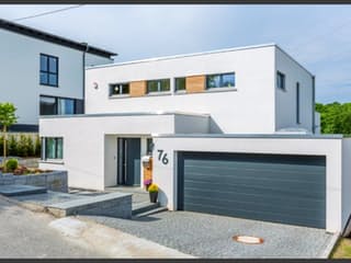 Fertighaus Bauhaus-Villa von Meisterstück-HAUS, Cubushaus Außenansicht 1