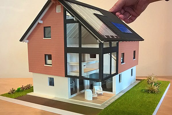 Modellhaus von Bio-Solar-Haus