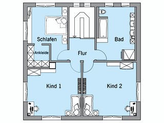 Fertighaus Bongart - Kundenhaus von Bau-Fritz Schlüsselfertig ab 730000€, Stadtvilla Grundriss 2