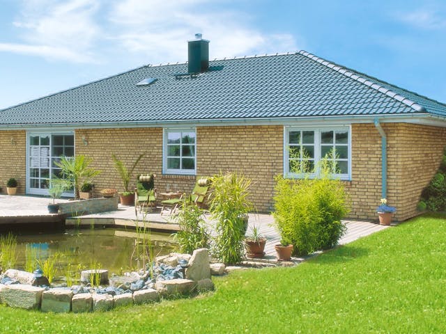 Fertighaus Bornholm von Danhaus Deutschland Schlüsselfertig ab 348934€, Bungalow Außenansicht 1 Fertighaus Bornholm von Danhaus Deutschland Schlüsselfertig ab 348934€, Bungalow Außenansicht 1