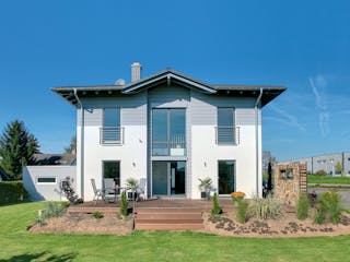 Fertighaus BRAVUR 400 W von FingerHaus Schlüsselfertig ab 433800€, Stadtvilla Außenansicht 3