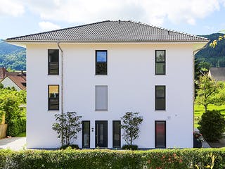 Fertighaus Haus Bohlingen von Bodenseehaus, Stadtvilla Außenansicht 2