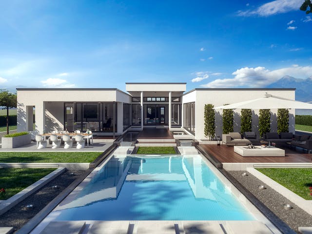 Fertighaus AMBIENCE 209 FD von Bien-Zenker Schlüsselfertig ab 1055066€, Bungalow Außenansicht 1