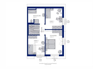 Fertighaus CELEBRATION 122 V2 L von Bien-Zenker Schlüsselfertig ab 449575€, Satteldach-Klassiker Grundriss 2