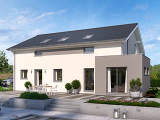 Fertighaus CELEBRATION 207 V2 von Bien-Zenker Schlüsselfertig ab 564166€, Satteldach-Klassiker Außenansicht 1