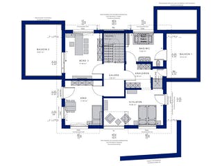 Fertighaus CONCEPT-M 154 Hannover von Bien-Zenker Schlüsselfertig ab 641352€, Satteldach-Klassiker Grundriss 2