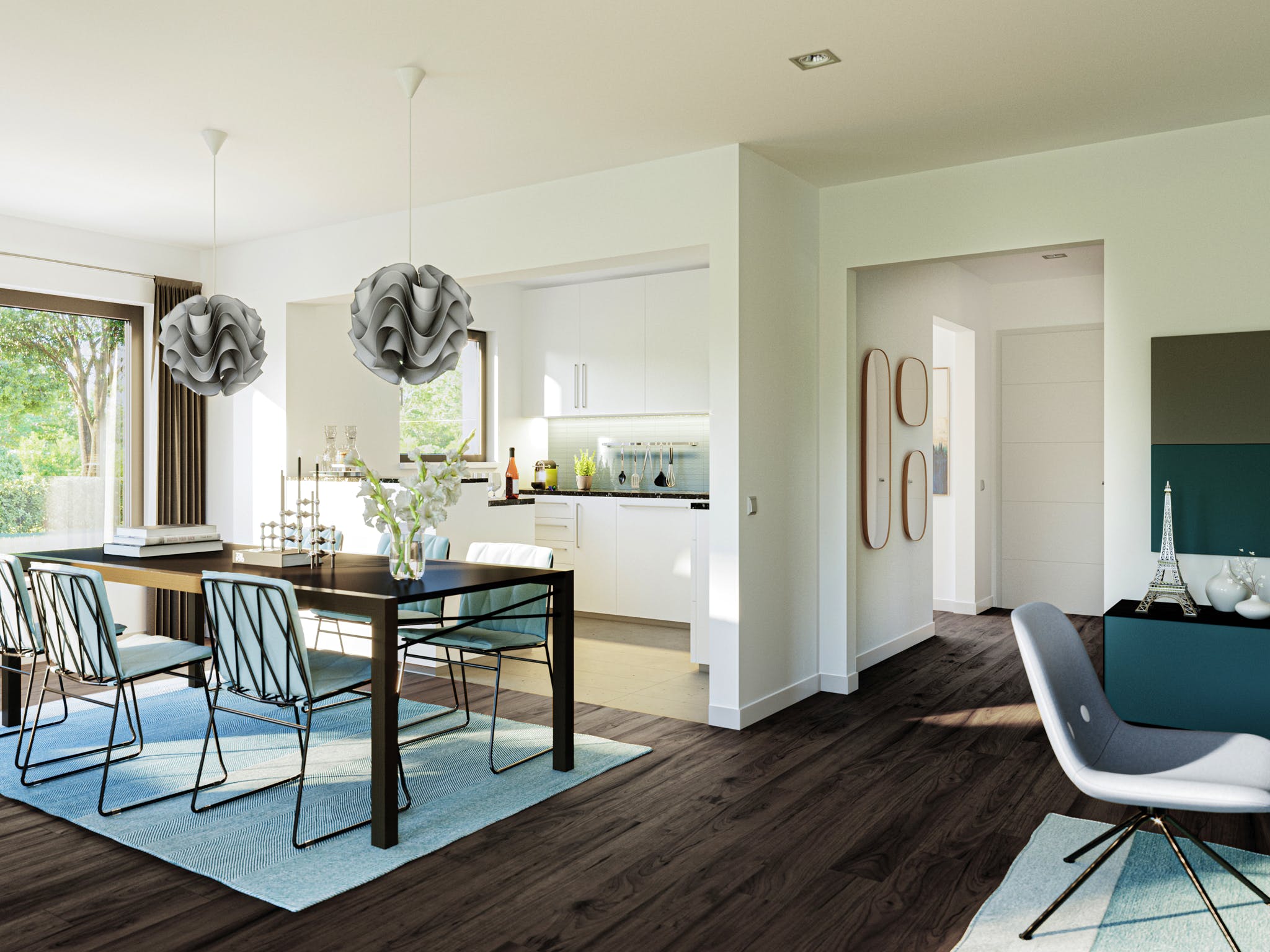 Fertighaus EDITION 123 V5 von Bien-Zenker Schlüsselfertig ab 282085€, Stadtvilla Innenansicht 1