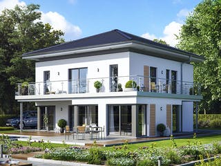 Fertighaus EVOLUTION 161 V5 von Bien-Zenker Schlüsselfertig ab 448384€, Stadtvilla Außenansicht 1