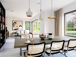 Fertighaus EVOLUTION 164 V3 von Bien-Zenker Schlüsselfertig ab 416646€, Satteldach-Klassiker Innenansicht 1