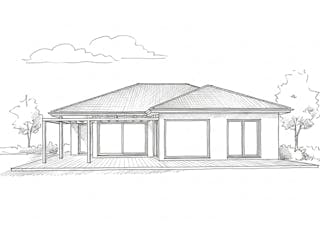 Massivhaus Bungalow 140/150 von Ever Energy Home, Bungalow Außenansicht 1