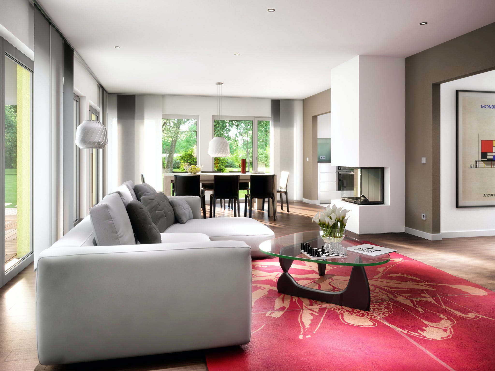 Fertighaus CELEBRATION 282 V4 von Bien-Zenker Schlüsselfertig ab 605667€, Cubushaus Innenansicht 1