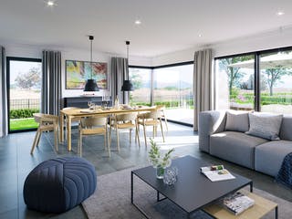 Fertighaus CELEBRATION 139 V2 L von Bien-Zenker Schlüsselfertig ab 370716€, Satteldach-Klassiker Innenansicht 1