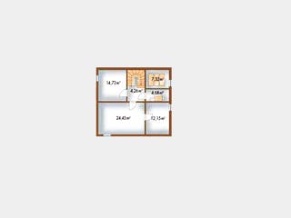 Massivhaus Clever von Wagener Systemhausbau Schlüsselfertig ab 183000€, Satteldach-Klassiker Grundriss 3