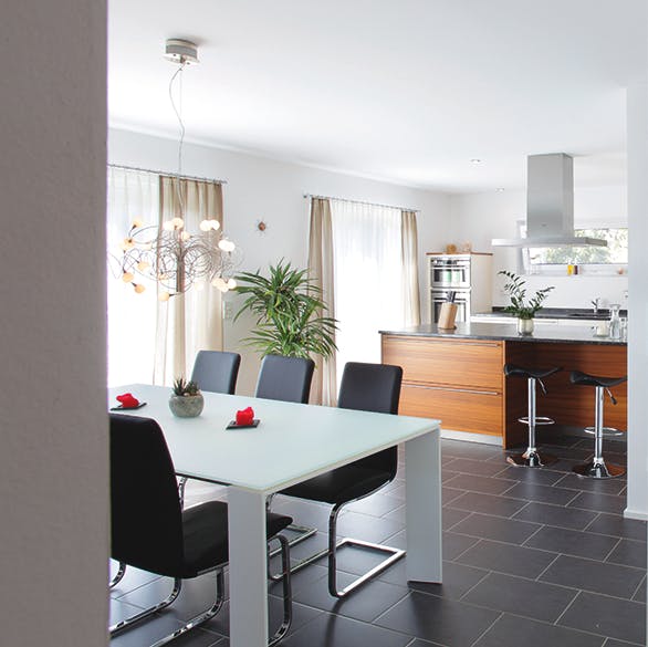 Fertighaus Cubus 148 von Hanse Haus Schlüsselfertig ab 376545€, Cubushaus Innenansicht 1