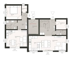 Fertighaus ELK Duo 183 von ELK, Stadtvilla Grundriss 1