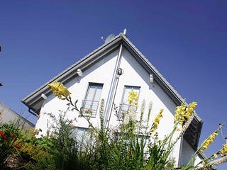 Fertighaus Britta (KfW-Effizienzhaus 40 EE) von Dammann-Haus Schlüsselfertig ab 310500€, Satteldach-Klassiker Außenansicht 3