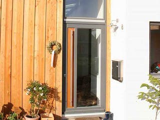 Fertighaus Judith (KfW-Effizienzhaus 40 EE) von Dammann-Haus Schlüsselfertig ab 399200€, Satteldach-Klassiker Außenansicht 4