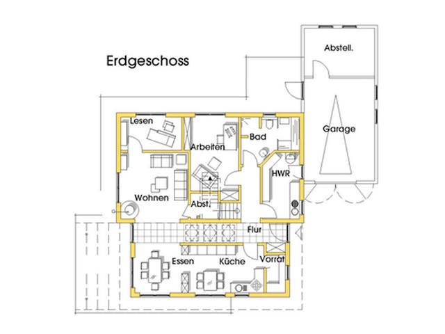 Fertighaus Judith (KfW-Effizienzhaus 40 EE) von Dammann-Haus Schlüsselfertig ab 399200€, Satteldach-Klassiker Grundriss 1 Fertighaus Judith (KfW-Effizienzhaus 40 EE) von Dammann-Haus Schlüsselfertig ab 399200€, Satteldach-Klassiker Grundriss 1