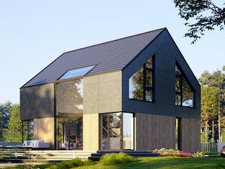 Fertighaus Vision 172 von Danwood - VISION by Danwood Schlüsselfertig ab 746900€, Satteldach-Klassiker Außenansicht 4