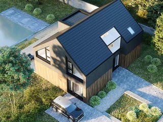 Fertighaus Vision 207 von Danwood - VISION by Danwood Schlüsselfertig ab 789800€, Satteldach-Klassiker Außenansicht 3