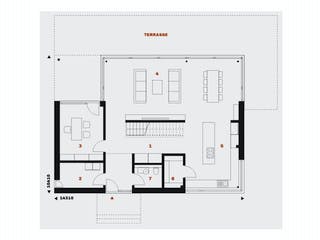 Fertighaus Vision 227 von Danwood - VISION by Danwood Schlüsselfertig ab 808100€, Satteldach-Klassiker Grundriss 1