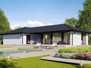 Fertighaus Next 140 W von Danwood - NEXT by Danwood Schlüsselfertig ab 476600€, Bungalow Außenansicht 2