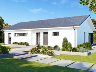 Fertighaus Perfect 116 von Danwood Schlüsselfertig ab 265300€, Bungalow Außenansicht 2