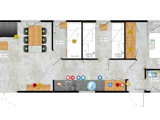 Fertighaus Texel von Easy Homes - Tiny- & Modulhäuser Schlüsselfertig ab 129900€, Bungalow Grundriss 4