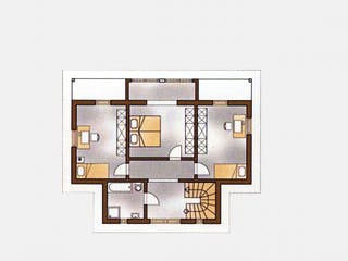 Massivhaus De Sol von Wagener Systemhausbau Schlüsselfertig ab 194000€, Pultdachhaus Grundriss 1