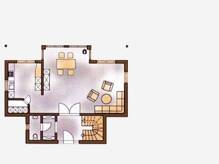 Massivhaus De Sol von Wagener Systemhausbau Schlüsselfertig ab 194000€, Pultdachhaus Grundriss 2