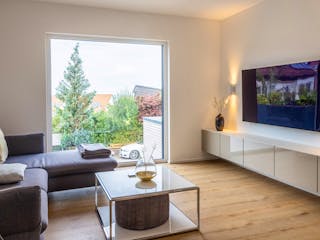 Fertighaus Satteldach Klassik 154 - Doppelhaushälfte von LUXHAUS, Satteldach-Klassiker Innenansicht 3