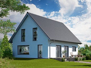 Massivhaus ICON 3.25 Aktionshaus von Dennert Massivhaus Schlüsselfertig ab 308800€, Satteldach-Klassiker Außenansicht 3