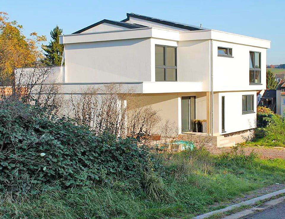 Fertighaus Haus 7 von Dörr Bio-Holzhaus, Cubushaus Außenansicht 2