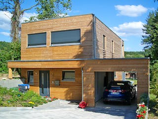 Fertighaus Haus 8 von Dörr Bio-Holzhaus, Cubushaus Außenansicht 1