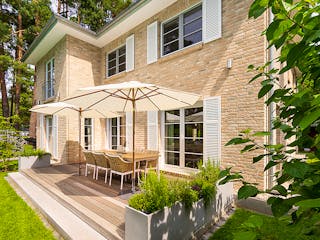 Massivhaus Stadtvilla 180 von ECO System HAUS Schlüsselfertig ab 389000€, Stadtvilla Außenansicht 4