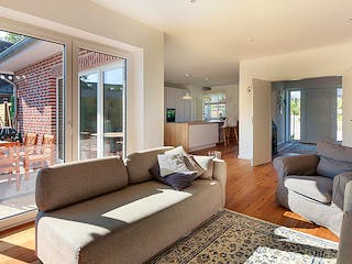 Massivhaus Winkelbungalow 135 von ECO System HAUS, Bungalow Innenansicht 1