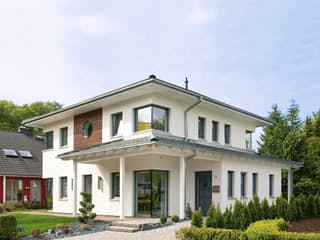 Fertighaus Edition Select 156 von Wolf-Haus Schlüsselfertig ab 395675€, Stadtvilla Außenansicht 1