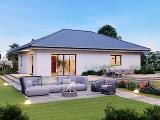 Fertighaus ELK Life Bungalow 103 - Walmdach von ELK Fertighaus, Bungalow Außenansicht 1