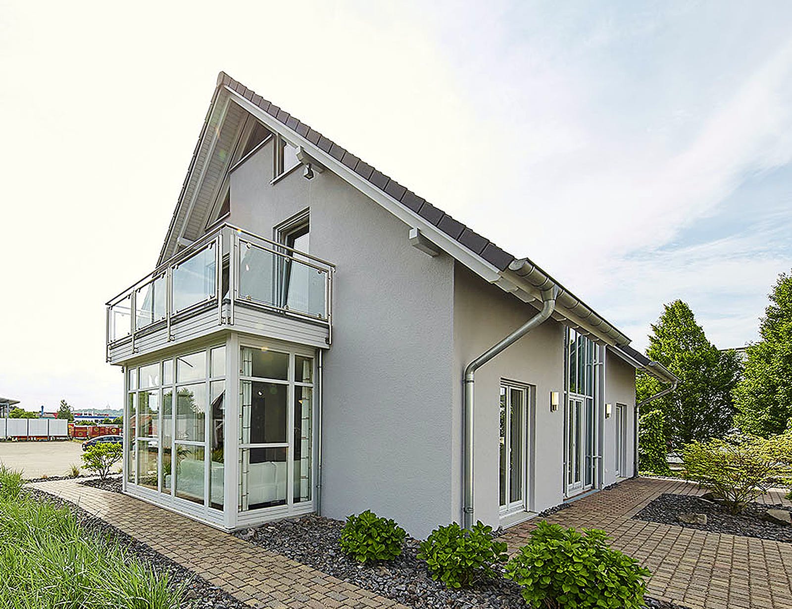 Fertighaus Evita - MH Mülheim-Kärlich von GUSSEK HAUS Schlüsselfertig ab 522100€, Satteldach-Klassiker Außenansicht 1