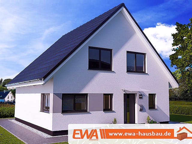 Massivhaus Landhaus Uckermark von EWA Hausbau Schlüsselfertig ab 260990€,  Außenansicht 1